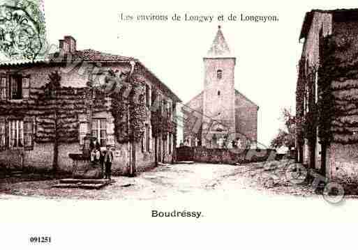 Ville de BOUDREZY, carte postale ancienne Ville de BOUDREZY, carte postale ancienne