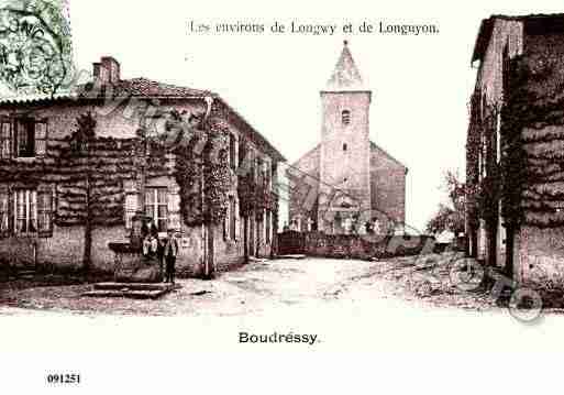 Ville de BOUDREZY, carte postale ancienne