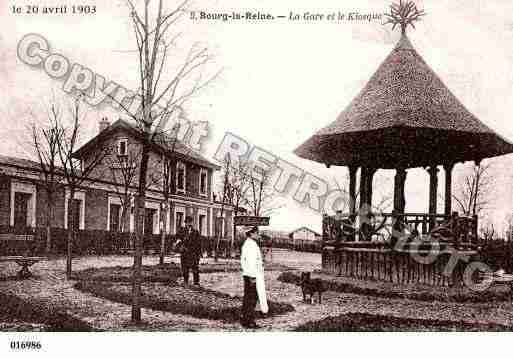 Ville de BOURGLAREINE, carte postale ancienne