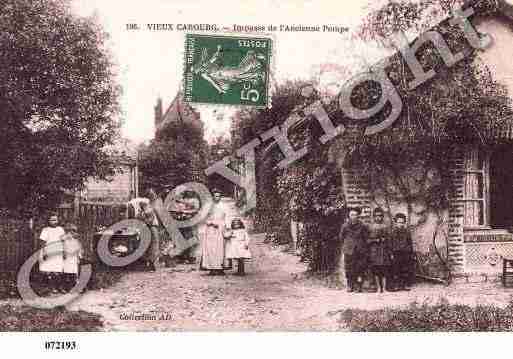 Ville de CABOURG, carte postale ancienne