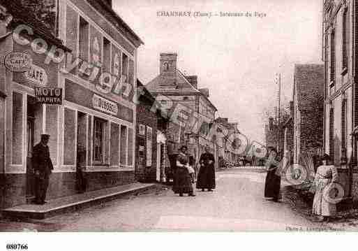 Ville de CHAMBRAY, carte postale ancienne