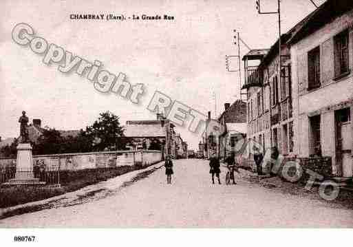 Ville de CHAMBRAY, carte postale ancienne