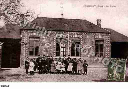 Ville de CHAMBRAY, carte postale ancienne