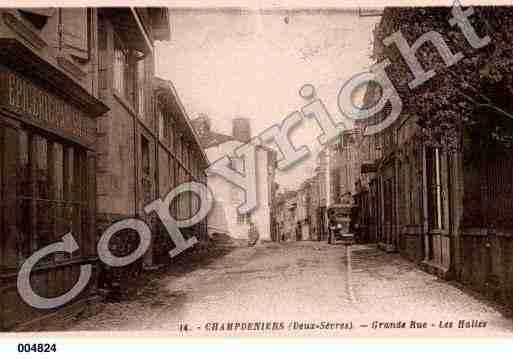 Ville de CHAMPDENIERSSAINTDENIS, carte postale ancienne