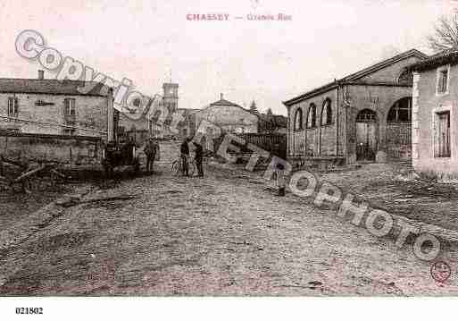 Ville de CHASSEYBEAUPRE, carte postale ancienne