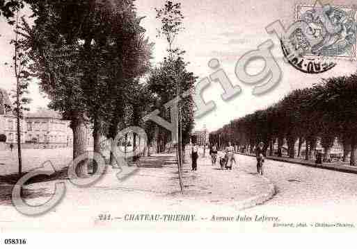 Ville de CHATEAUTHIERRY, carte postale ancienne