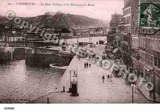 Ville de CHERBOURG, carte postale ancienne