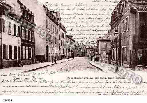 Ville de COLMAR, carte postale ancienne