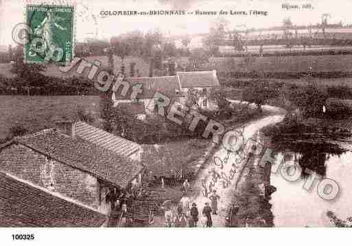 Ville de COLOMBIERENBRIONNAIS, carte postale ancienne