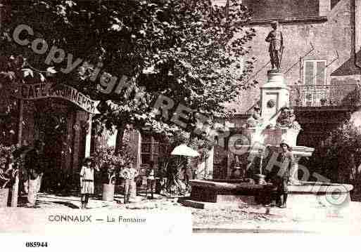 Ville de CONNAUX, carte postale ancienne