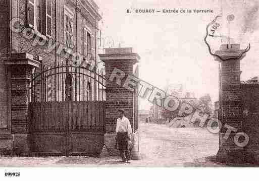 Ville de COURCY, carte postale ancienne