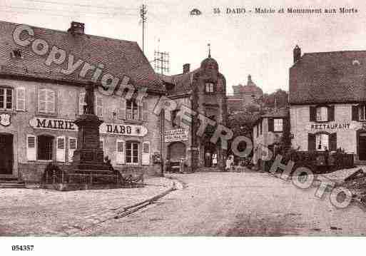 Ville de DABO, carte postale ancienne