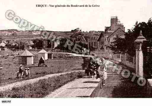 Ville de ERQUY, carte postale ancienne