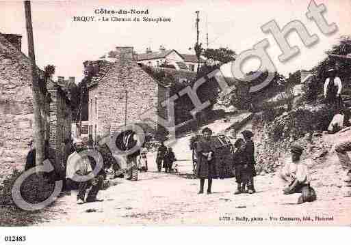 Ville de ERQUY, carte postale ancienne