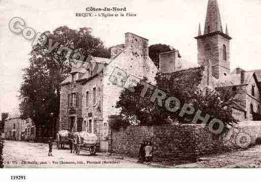 Ville de ERQUY, carte postale ancienne