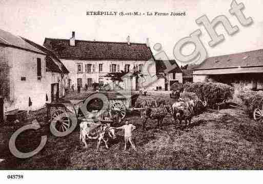 Ville de ETREPILLY, carte postale ancienne