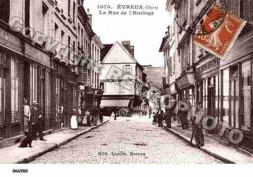 Ville de EVREUX, carte postale ancienne