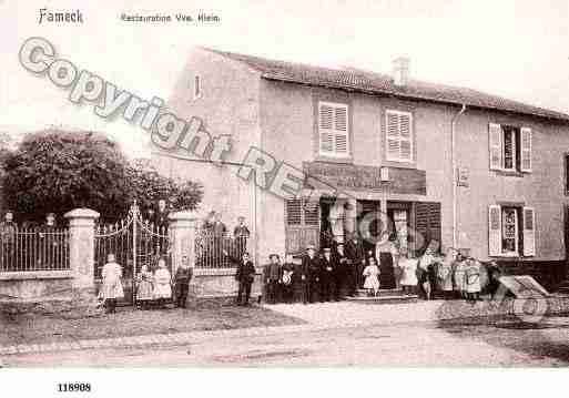 Ville de FAMECK, carte postale ancienne