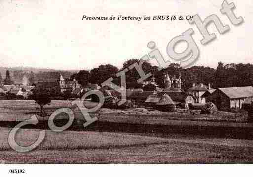 Ville de FONTENAYLESBRIIS, carte postale ancienne