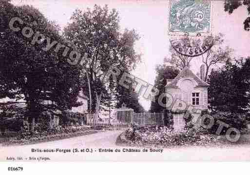 Ville de FONTENAYLESBRIIS, carte postale ancienne