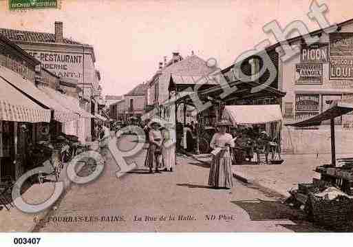 Ville de FOURAS, carte postale ancienne