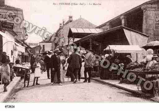 Ville de FOURAS, carte postale ancienne