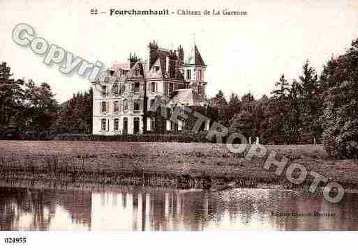 Ville de FOURCHAMBAULT, carte postale ancienne