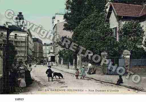 Ville de GARENNECOLOMBES(LA), carte postale ancienne