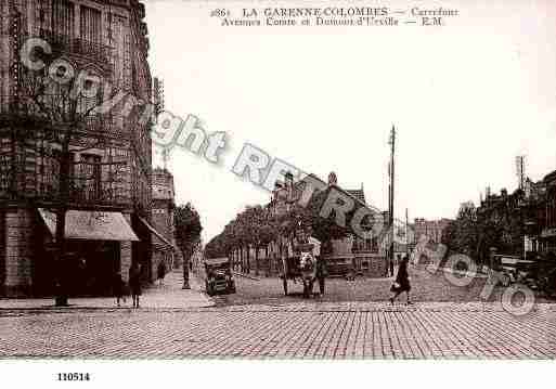 Ville de GARENNECOLOMBES(LA), carte postale ancienne