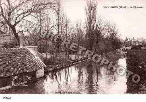 Ville de GOUVIEUX, carte postale ancienne