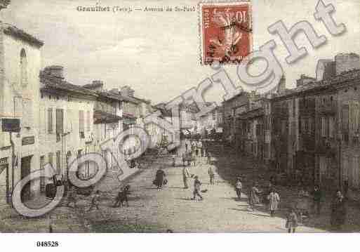 Ville de GRAULHET, carte postale ancienne