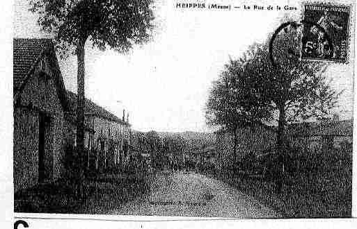 Ville de HEIPPE, carte postale ancienne