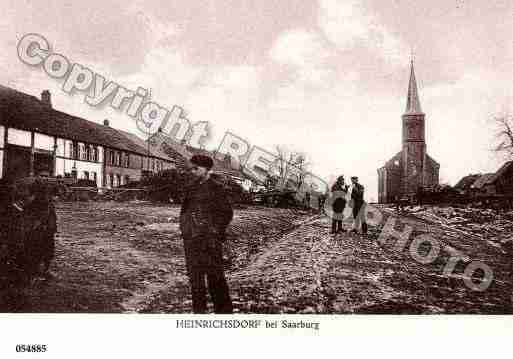 Ville de HENRIDORFF, carte postale ancienne