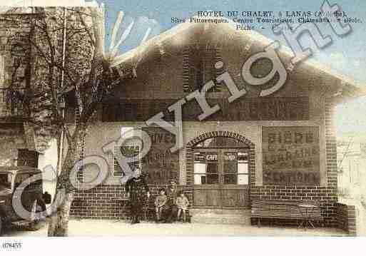 Ville de LANAS, carte postale ancienne Ville de LANAS, carte postale ancienne