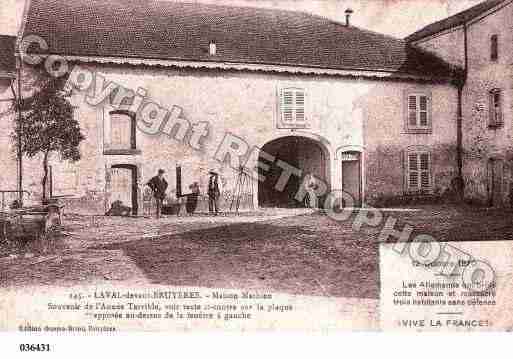 Ville de LAVALSURVOLOGNE, carte postale ancienne Ville de LAVALSURVOLOGNE, carte postale ancienne