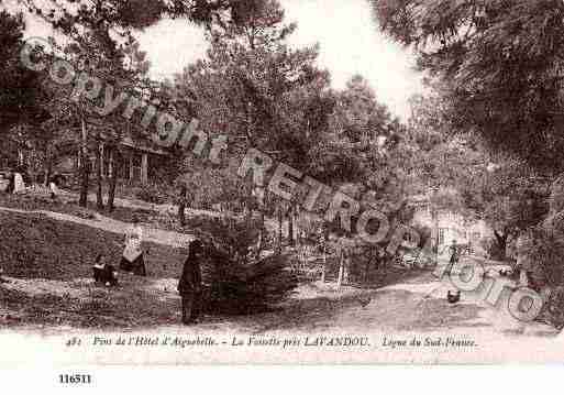 Ville de LAVANDOU(LE), carte postale ancienne