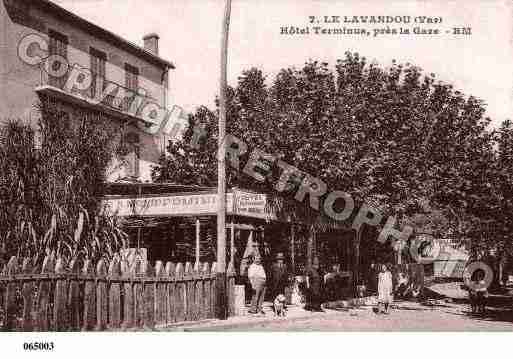 Ville de LAVANDOU(LE), carte postale ancienne Ville de LAVANDOU(LE), carte postale ancienne