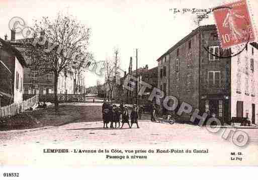 Ville de LEMPDES, carte postale ancienne