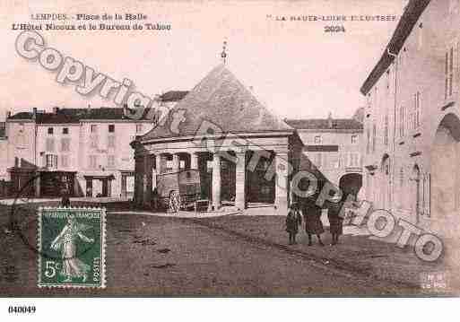 Ville de LEMPDES, carte postale ancienne