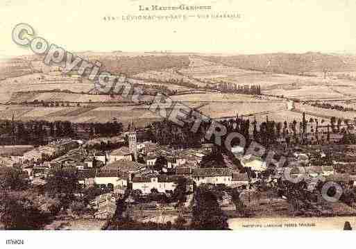 Ville de LEVIGNAC, carte postale ancienne