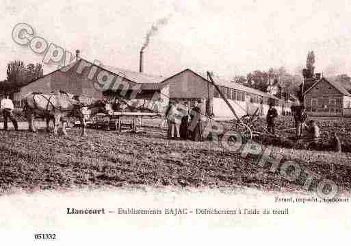 Ville de LIANCOURT, carte postale ancienne