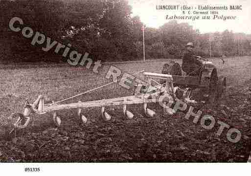 Ville de LIANCOURT, carte postale ancienne