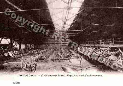 Ville de LIANCOURT, carte postale ancienne