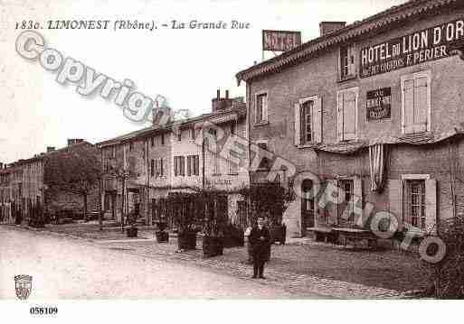 Ville de LIMONEST, carte postale ancienne