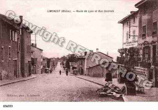 Ville de LIMONEST, carte postale ancienne