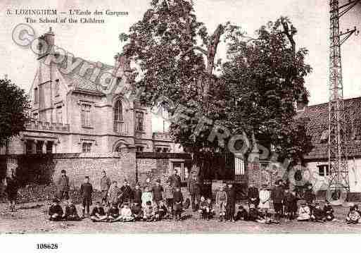 Ville de LOZINGHEM, carte postale ancienne