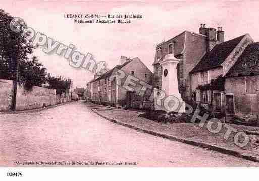 Ville de LUZANCY, carte postale ancienne