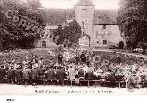 Ville de MAINSAT, carte postale ancienne