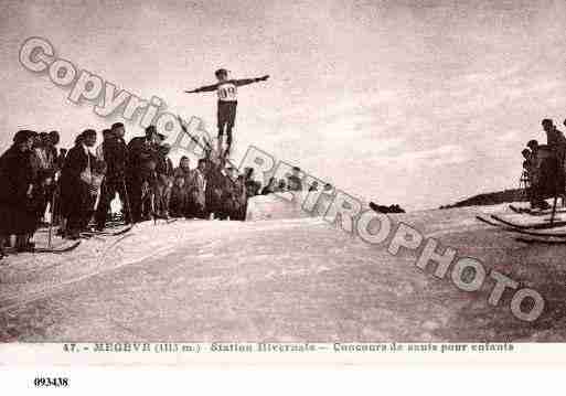 Ville de MEGEVE, carte postale ancienne