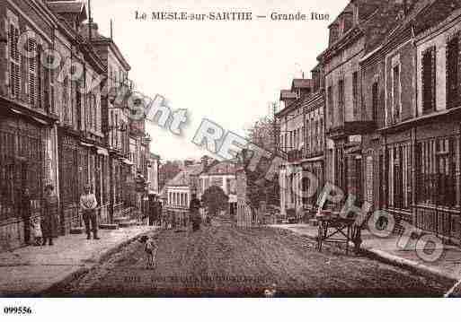 Ville de MELESURSARTHE(LE), carte postale ancienne